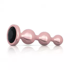 Набор анальных игрушек Rosy Gold - Metal Butt Plug Set 3 Pieces - 3
