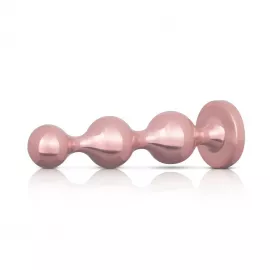 Набор анальных игрушек Rosy Gold - Metal Butt Plug Set 3 Pieces - 7