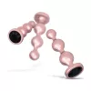 Набор анальных игрушек Rosy Gold - Metal Butt Plug Set 3 Pieces