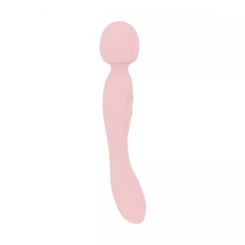 Вібромасажер Good Vibes Only - SIMI Double-Sided Wand Vibrator Soft Silicone - Pink