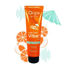 Вібролубрикант Orgie Lube Tube Vibe! Sex On The Beach 100 мл - 2