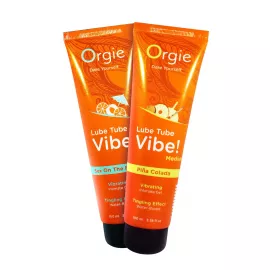 Вібролубрикант Orgie Lube Tube Vibe! Pina Colada 100 мл - 2