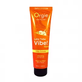 Вібролубрикант Orgie Lube Tube Vibe! Pina Colada 100 мл - 4