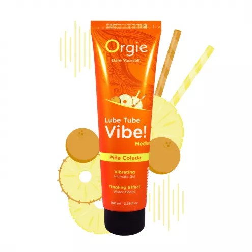 Вібролубрикант Orgie Lube Tube Vibe! Pina Colada 100 мл
