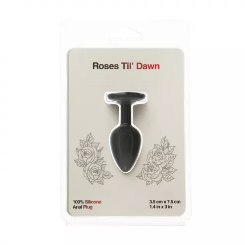 Анальная пробка BMS Roses Til Dawn Silicone Anal Plug Small