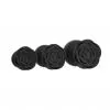 Набор силиконовых анальных пробок BMS Roses Til Dawn Silicone Anal Plug Kit Starter Kit Black