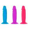Набор фаллоимитаторов ADDICTION Silly Willy 3.3 Silicone Dildo, 3 цвета, 12 шт