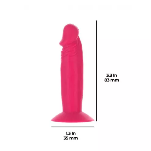 Набор фаллоимитаторов ADDICTION Silly Willy 3.3 Silicone Dildo, 3 цвета, 12 шт