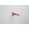 Фаллоимитатор ADDICTION Steven 7.5 Silicone Dong Caramel, вибропуля в подарок