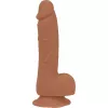 Фаллоимитатор ADDICTION Steven 7.5 Silicone Dong Caramel, вибропуля в подарок