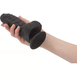 Фаллоимитатор ADDICTION Ben 7 Dildo With Balls Black, вибропуля в подарок - 5