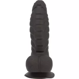 Фаллоимитатор ADDICTION Ben 7 Dildo With Balls Black, вибропуля в подарок - 4