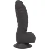 Фалоімітатор ADDICTION Ben 7 Dildo With Balls Black, віброкуля в подарунок