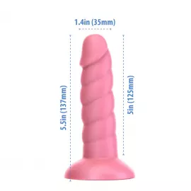 Фаллоимитатор Fantasy by Addiction Unicorn Dildo 5.5 Pink, вибропуля в подарок - 5