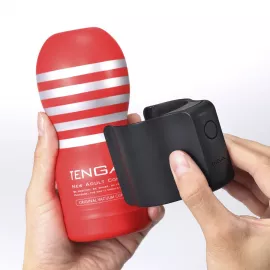 Вібронасадка Tenga CUP VIBRATOR, 7 режимів, 1 мастурбатори в комплекті - 4