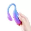 Смарт-виброяйцо Magic Motion Flamingo Max Blue 2 в 1: виброяйцо и тренажер Кегеля, 10 режимов