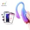 Смарт-виброяйцо Magic Motion Flamingo Max Blue 2 в 1: виброяйцо и тренажер Кегеля, 10 режимов
