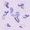 Смарт-вібратор Magic Motion Ponder Purple, подвійна стимуляція, віброяйце+язичок для клітора