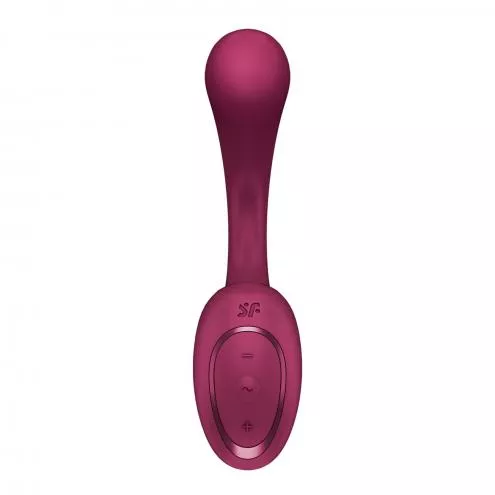 Вагинально-клиторальный вибратор Satisfyer G for Goddess 2 Wine Red, 2 мотора