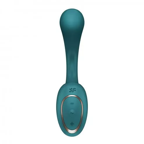 Вагинально-клиторальный вибратор Satisfyer G for Goddess 2 Bottle Green, 2 мотора