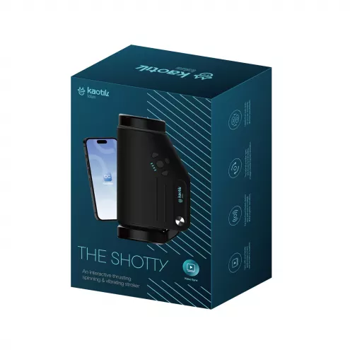 Смарт-мастурбатор Kaotik Labs The Shotty, режим edging, вибрация, вращение и имитация фрикций