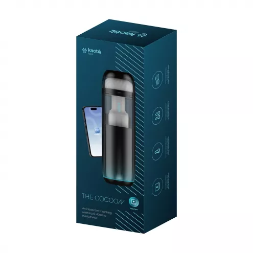 Смарт-мастурбатор Kaotik Labs The Cocoon, режим edging, пульсации, подогрев до 42 °C