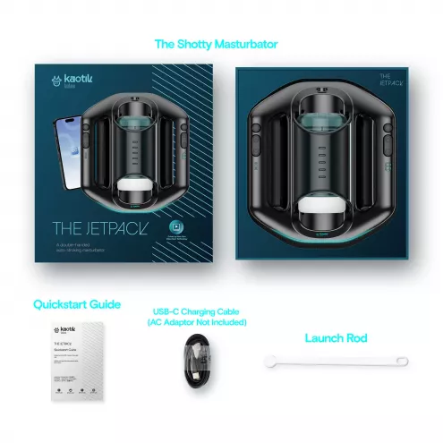 Смарт-мастурбатор Kaotik Labs The Jetpack, режим edging, дуже потужний, імітація фрикцій