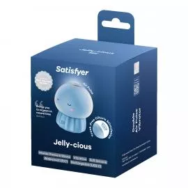 Вакуумный клиторальный стимулятор Satisfyer Jelly-cious Blue - 2