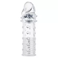 Toy Joy Power Stud Sleeve - подовжуюча насадка на член прозора