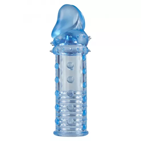 Toy Joy Power Stud Sleeve - подовжуюча насадка на член синя