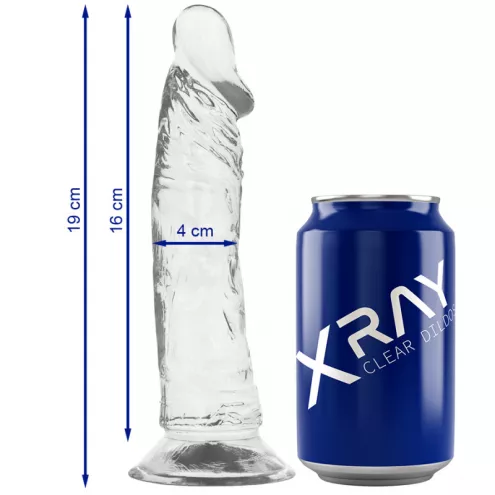 Прозорий фалоімітатор 16 х 4 см XRAY (Іспанія)