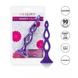 Тройная полая анальная пробка CalExotics Booty Call Silicone Tripl Probe Purple - 1