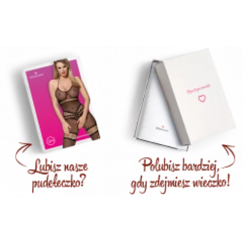 Комбинезон-сетка Obsessive N118 Черный S/M/L