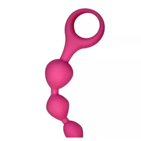 Анальні кульки Alive Triball pink