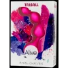 Анальні кульки Alive Triball pink