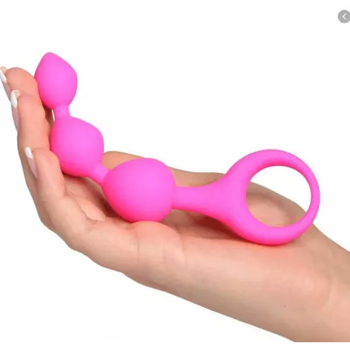 Анальні кульки Alive Triball pink