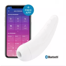 Вакуумний кліторальний стимулятор Satisfyer Curvy 2+ White - 1