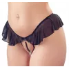 Женские стринги - 2321920 Flounced String, black, L