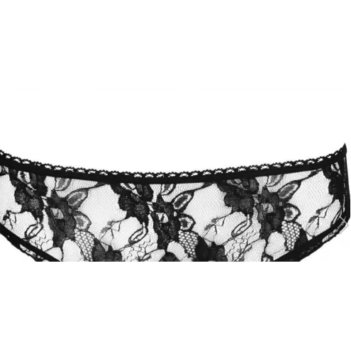 Женские трусики - 2310155 Crotchles Panties - black M