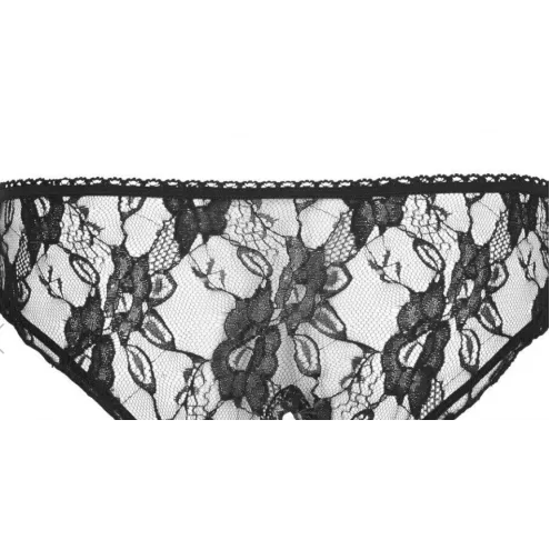 Женские трусики - 2310155 Crotchles Panties - black M