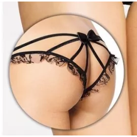Женские стринги - G-String 2447, black, S/M - 3