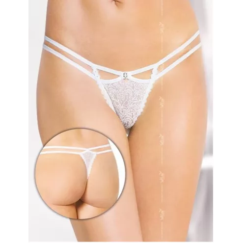 Женские стринги - G-String 2450, white, S/M