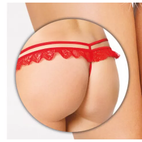 Женские стринги - G-String, 2452, red, S/M