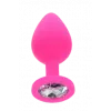 Toy Joy Large Diamond Booty Jewel - Пробка анальна рожева