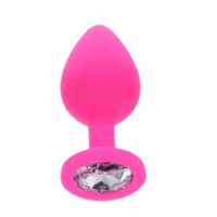 Toy Joy Large Diamond Booty Jewel - Пробка анальна рожева