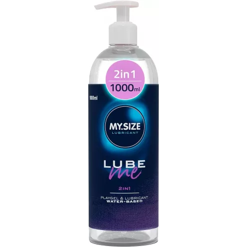Лубрикант на водній основі Amor My.Size Lube 2in1, 1000 мл