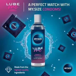 Лубрикант на водній основі Amor My.Size Lube Tightly Warming, 250 мл - 5