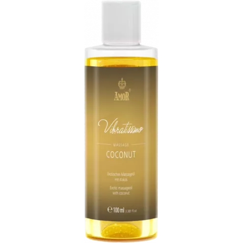 Массажное масло Amor Vibratissimo Coconut с ароматом кокоса, 100 мл