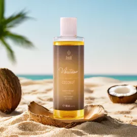 Массажное масло Amor Vibratissimo Coconut с ароматом кокоса, 100 мл - 1