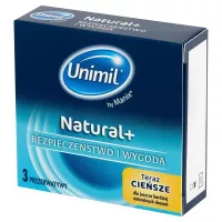 Презервативи Unimil Natural+ — захист та природні відчуття, 3 шт